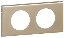 Рамка универсальная Legrand Celiane Corian 2-м. металл никель велюр картинка